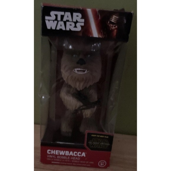Funko Star Wars‎ Chewbacca Bobble-Head, The Force Awakens, In Box - Picture 1 of 9